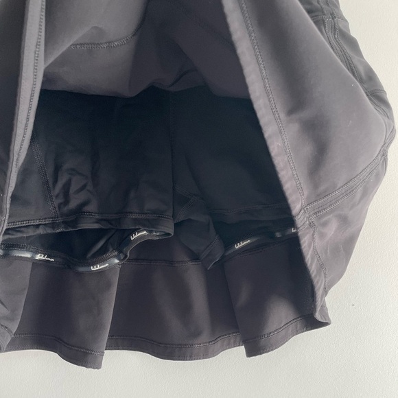 🍋Lululemon Pace Rival Mid-Rise Skirt Long Size 6 in Black - Picture 13 of 13